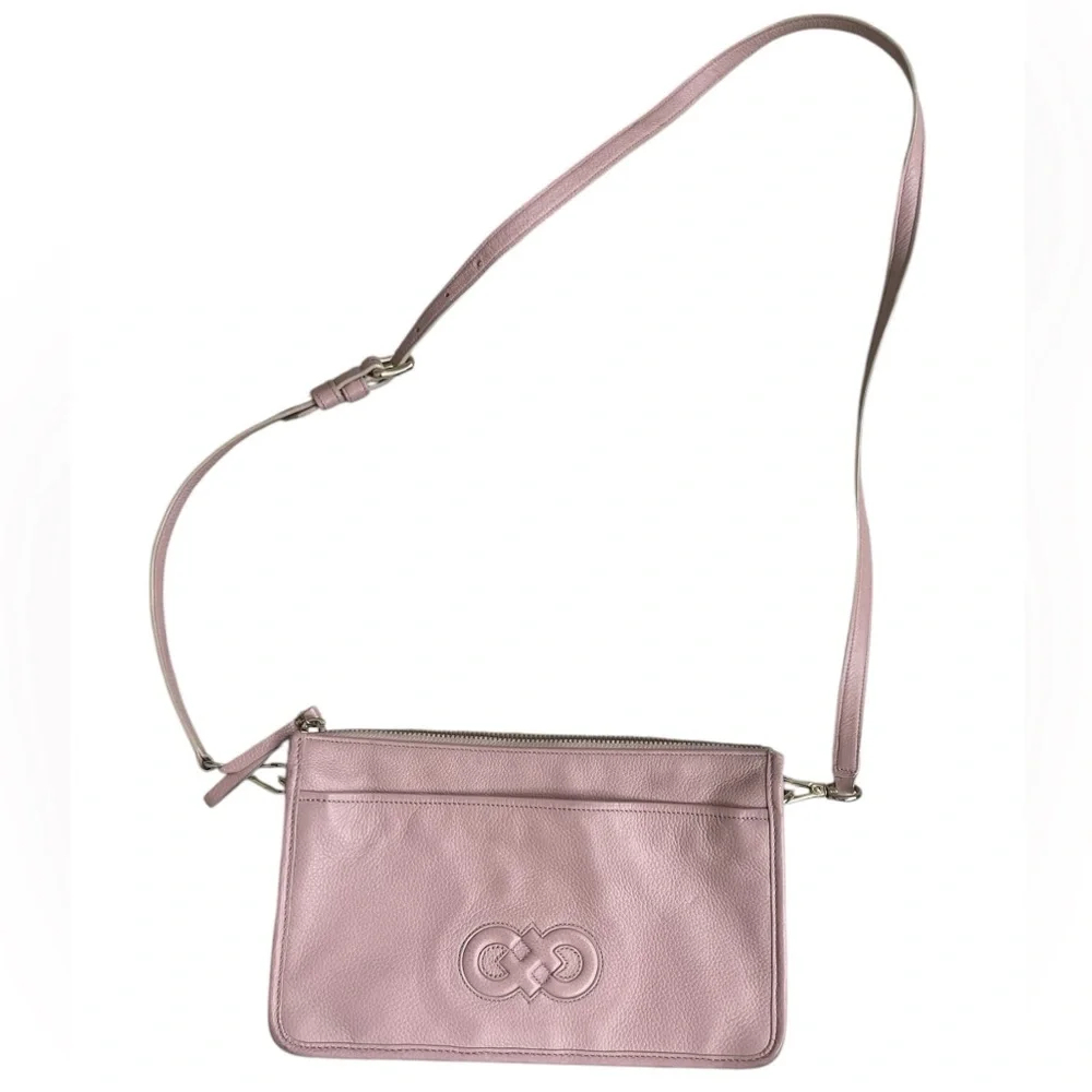 COLE‎ HAAN Shoulder bag Leather PNK CHO11158 pink Smooth Top Zip Pockets